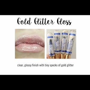 Gold Glitter Gloss
